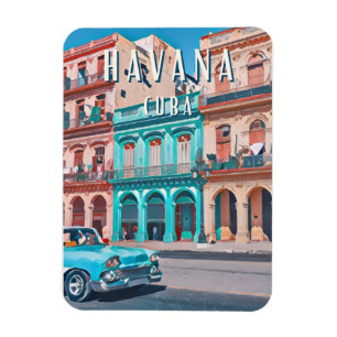 De levendige atmosfeer van La Havana Magneet