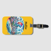 De levendige attracties van New Jersey langs de ku Bagagelabel (Voorkant (horizontaal))