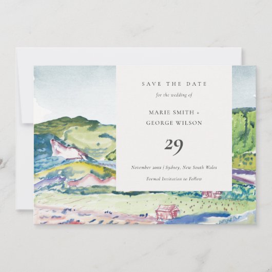 De levendige berggreep Blush sparen de Kaart van d (Voorkant)