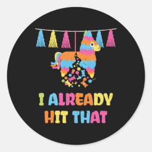 De levendige Cinco de Mayo Piñata heb ik al op die Ronde Sticker