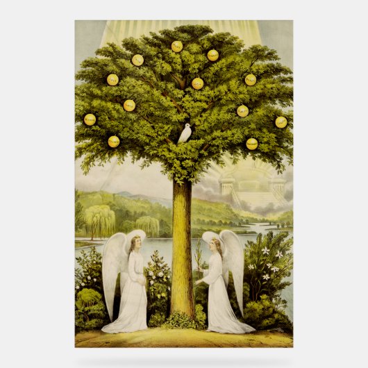 De levensboom acryl bord (Voorkant)