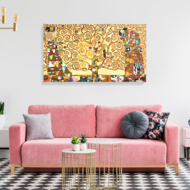 De levensboom | Gustav Klimt | Canvas Afdruk