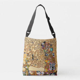 De levensboom Gustav Klimt Crossbody Tas