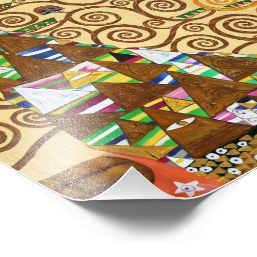 De levensboom | Gustav Klimt | Foto Afdruk (Hoek)