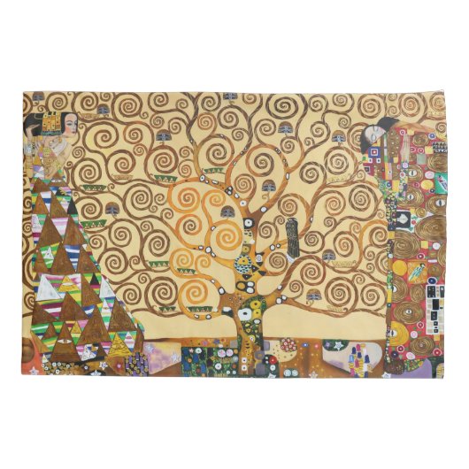 De levensboom | Gustav Klimt | Kussensloop (Achterkant)
