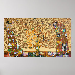 De levensboom   Gustav Klimt   Poster