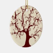 De levensboom keramisch ornament (Rechts)