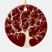 De levensboom keramisch ornament (Achterkant)