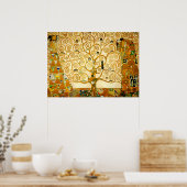 De levensboom van Gustav Klimt Poster (Keuken)