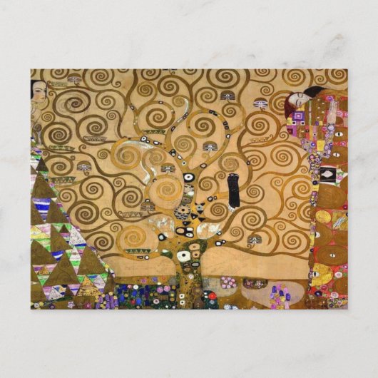 De levensboom van het Briefkaart Gustav Klimt (Voorkant)