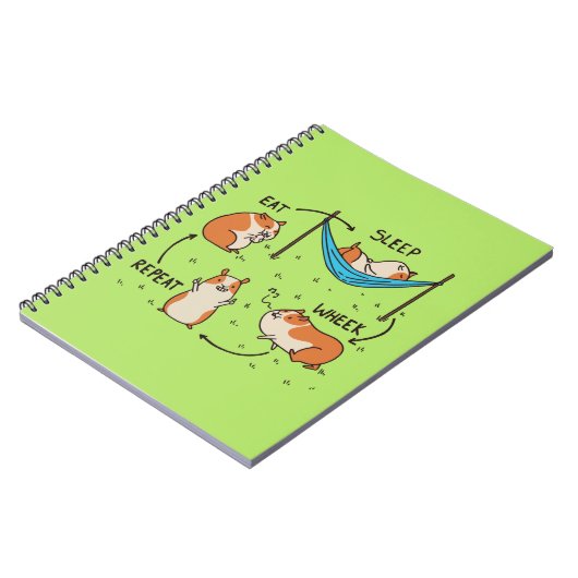 De levenscyclus van een cavia notitieboek (Linkerzijde)