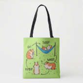 De levenscyclus van een cavia tote bag (Voorkant)