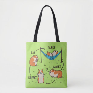 De levenscyclus van een cavia tote bag