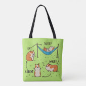 De levenscyclus van een cavia tote bag (Achterkant)