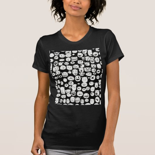 De levenscyclus van Face Emoji T-shirt (Voorkant)
