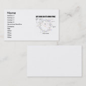 De levensduur loopt op zijn eigen cyclus (krebs-cy visitekaartje (Voorkant / Achterkant)