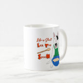 De levensduur van de tv-zender is kort Mok (Voorkant rechts)