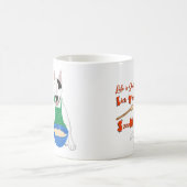 De levensduur van de tv-zender is kort Mok (Center)