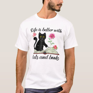 De levensduur van het kattenboekje is beter bij ka t-shirt