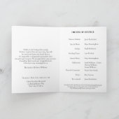De Levensfoto-herdenkingsprogramma Vouwen Programma (Binnen)