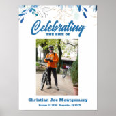 De levensloop vieren  Foto Rouwservice Poster (Voorkant)