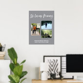 De levensviering Drie Foto's Begrafenis Poster (Thuiskantoor)