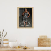 De levensviering van de vrouw Rouwposter Poster (Keuken)