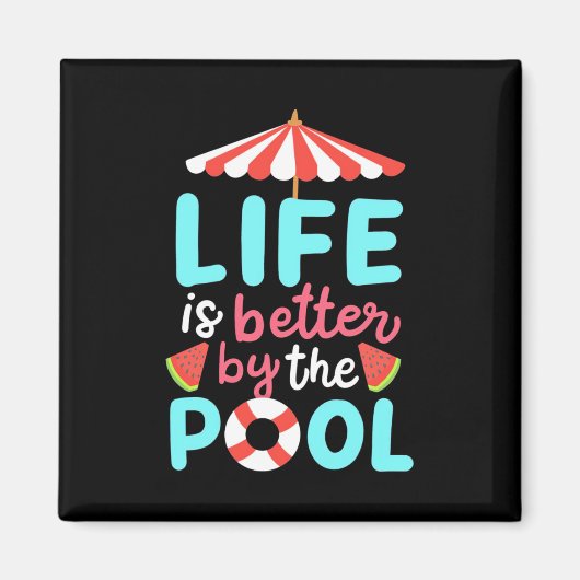 De levenszwemmer is beter voor de pool magneet (Voorkant)