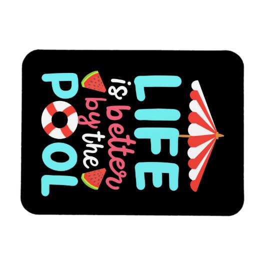 De levenszwemmer is beter voor de pool magneet (Horizontaal)