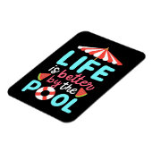 De levenszwemmer is beter voor de pool magneet (Linkerzijde)