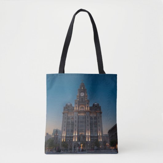De lever gebouw tote bag (Voorkant)