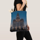 De lever gebouw tote bag (Dichtbij)