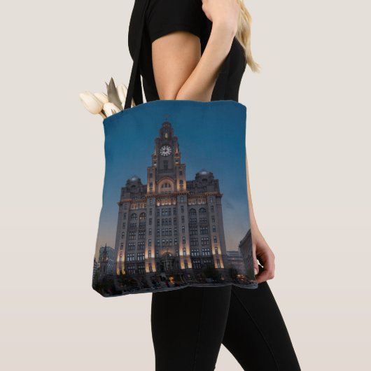 De lever gebouw tote bag (Dichtbij)