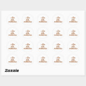 De lever is slecht ronde sticker (Vel)