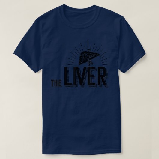 De lever t-shirt (Design voorkant)