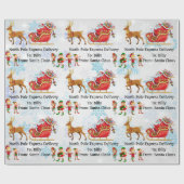 De levering van de Noordpool van Santa voegt de NA Cadeaupapier (Vlak)