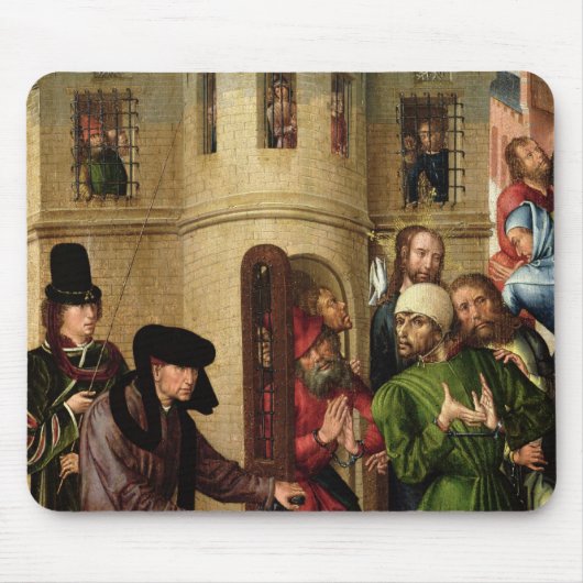 De levering van gevangenen, c.1470 muismat (Voorkant)