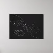 De levering van God is al uw behoeften Canvas Afdruk (Voorkant)