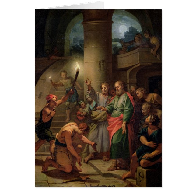 De levering van St. Paul en St. Barnabas (Voorkant)