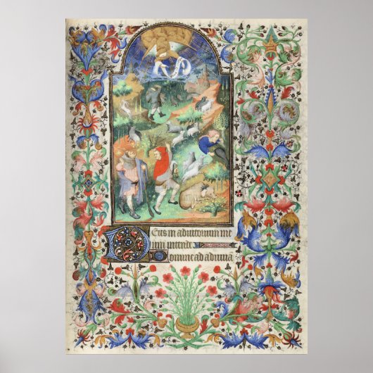 De Levis Book of Hours, Illustration 02 Poster (Voorkant)
