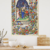 De Levis Book of Hours, Illustration 04 Poster (Keuken)