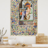 De Levis Book of Hours, Illustration 11 Poster (Keuken)