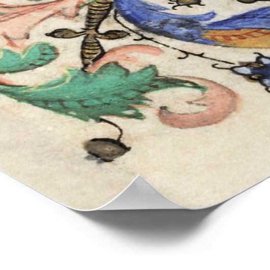 De Levis Book of Hours, Illustration 11 Poster (Hoek)