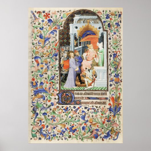 De Levis Book of Hours, Illustration 11 Poster (Voorkant)