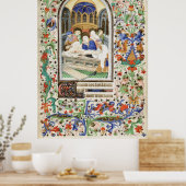 De Levis Book of Hours, Illustration 14 Poster (Keuken)