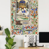 De Levis Book of Hours, Illustration 14 Poster (Thuiskantoor)