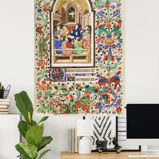 De Levis Book of Hours, Illustration 15 Poster (Thuiskantoor)