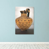 De "Levy Oinochoe", een oost-oriënterende v Canvas Afdruk (Insitu (Houten vloer))