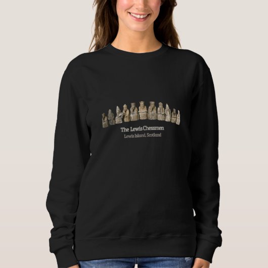 De Lewis Chessmen Het Collectie Chess Trui (Voorkant)
