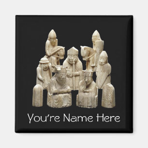De Lewis Chessmen Magnet